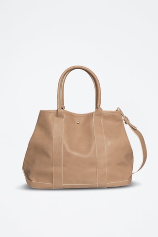 Sac à main et pochette Never - Taupe