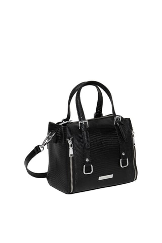 Sac à main en cuir Liron - Noir