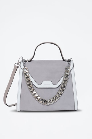 Sac à main en cuir Kaly - Taupe