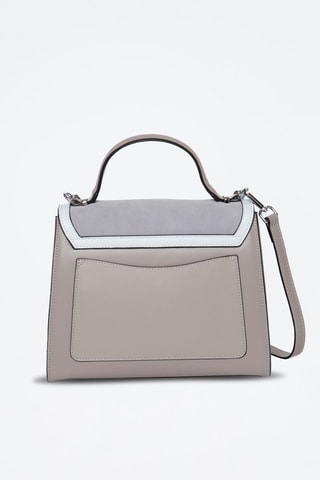 Sac à main en cuir Kaly - Taupe