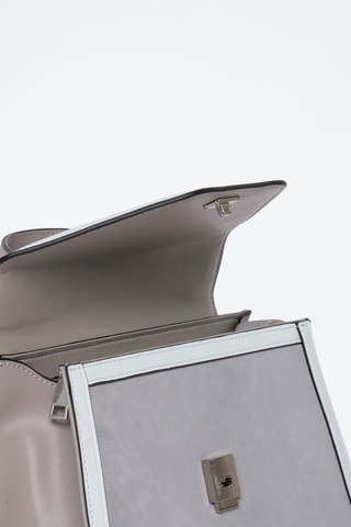 Sac à main en cuir Kaly - Taupe