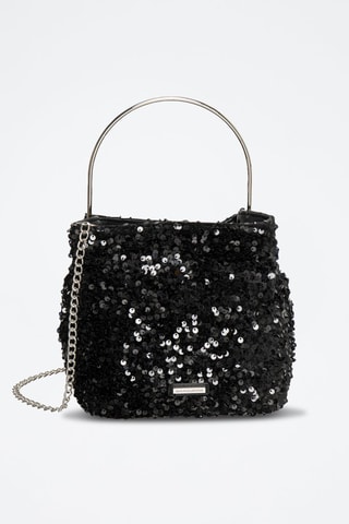 Sac à main Karlie - Noir et argenté