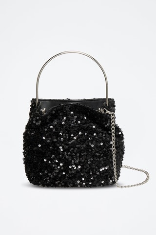 Sac à main Karlie - Noir et argenté