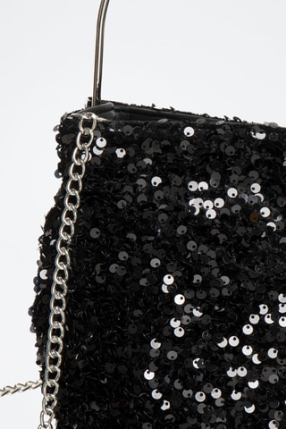 Sac à main Karlie - Noir et argenté