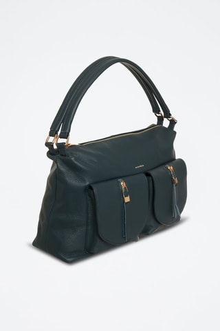 Sac à main en cuir Jeanne - Indigo
