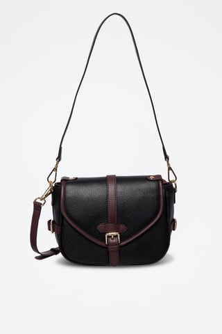 Sac porté épaule en cuir Alize - Noir