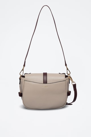 Sac porté épaule en cuir Alize - Beige