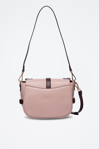 Sac porté épaule en cuir Alize - Nude