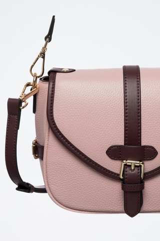 Sac porté épaule en cuir Alize - Nude