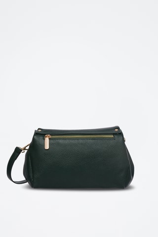 Sac bandoulière en cuir Loya - Vert foncé