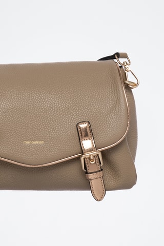 Sac bandoulière en cuir Loya - Marron