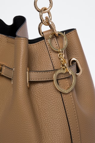 Sac à main en cuir Vahina - Marron clair