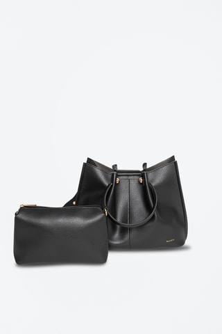 Sac bandoulière Camille - Blanc, noir et jaune