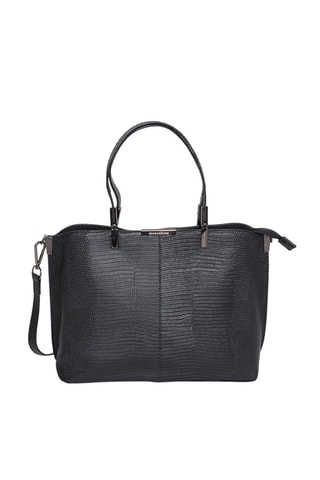 Sac porté épaule en cuir Tootsie - Noir