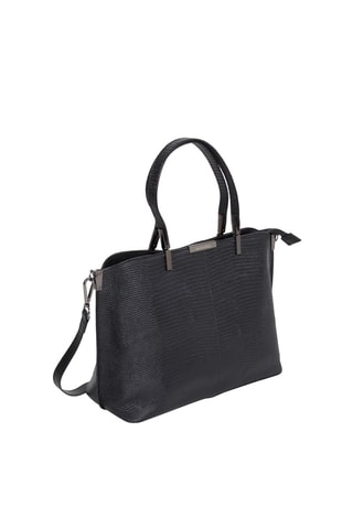 Sac porté épaule en cuir Tootsie - Noir