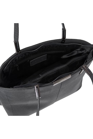 Sac porté épaule en cuir Tootsie - Noir