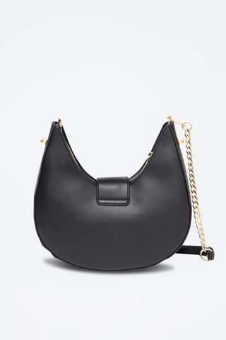 Sac bandoulière en cuir Coco - Noir