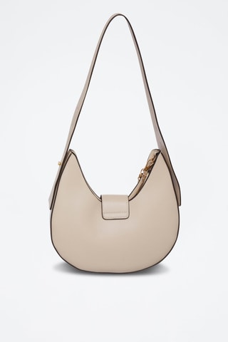 Sac bandoulière en cuir Coco - Beige