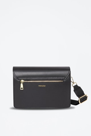 Sac bandoulière en cuir Tilda - Noir