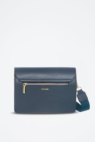 Sac bandoulière en cuir Tilda - Bleu