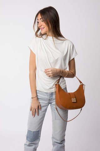 Sac porté épaule Fany - Marron