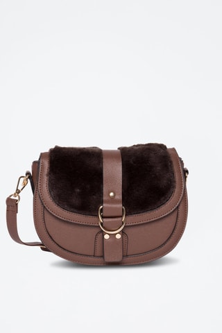 Sac bandoulière Calista - Marron