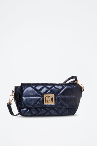 Sac bandoulière Greta - Bleu et doré