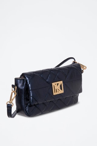 Sac bandoulière Greta - Bleu et doré