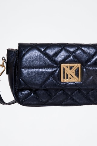 Sac bandoulière Greta - Bleu et doré