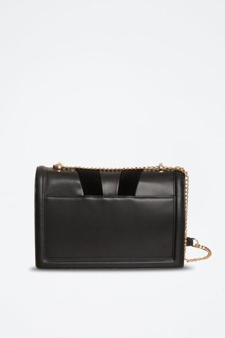 Sac bandoulière en cuir Vered - Noir
