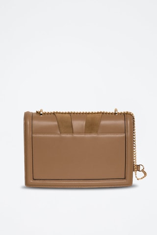 Sac bandoulière en cuir Vered - Taupe