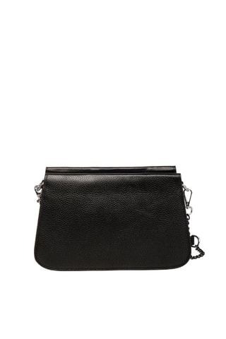 Sac bandoulière en cuir Kimi - Noir