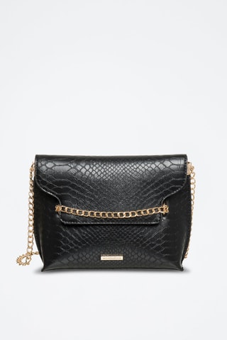 Sac bandoulière Alexis - Noir et doré