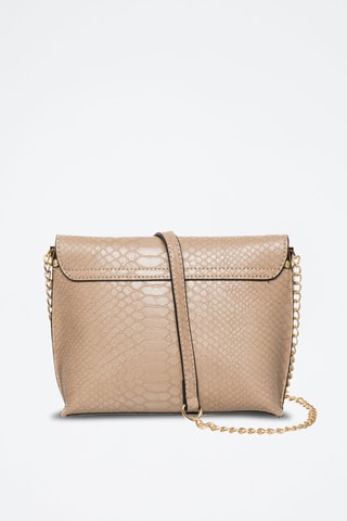Sac bandoulière Alexis - Noir, beige et doré