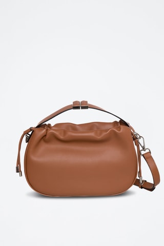 Sac bandoulière en cuir Solina - Caramel