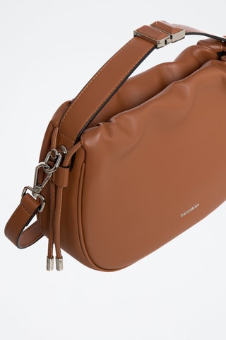 Sac bandoulière en cuir Solina - Caramel