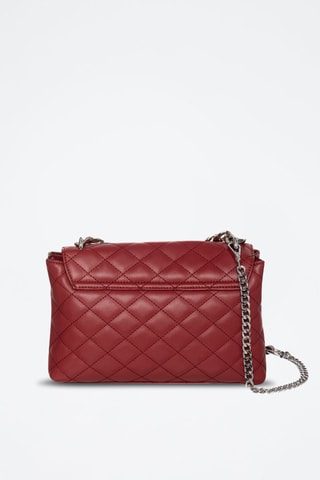 Sac bandoulière en cuir Gabriel - Bordeaux