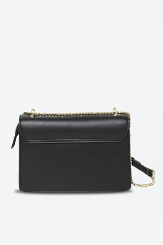 Sac bandoulière en cuir Simone - Noir
