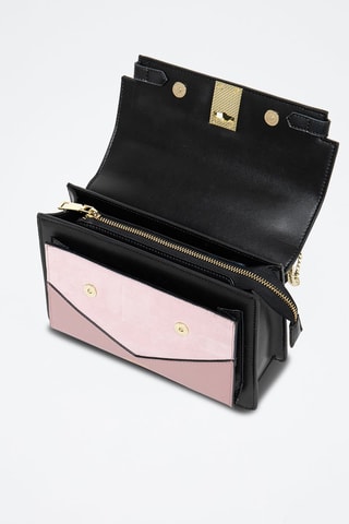 Sac bandoulière en cuir Simone - Noir