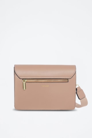 Sac bandoulière en cuir Tilda - Beige glacé