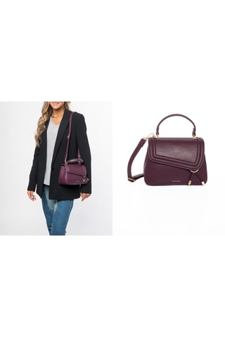 Sac bandoulière Melissa - Aubergine