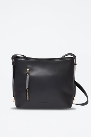 Sac bandoulière en cuir Sonny - Noir