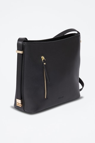 Sac bandoulière en cuir Sonny - Noir