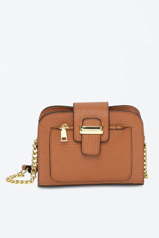Sac bandoulière en cuir Aldo - Camel