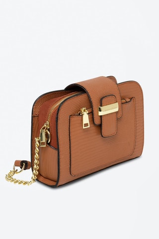 Sac bandoulière en cuir Aldo - Camel