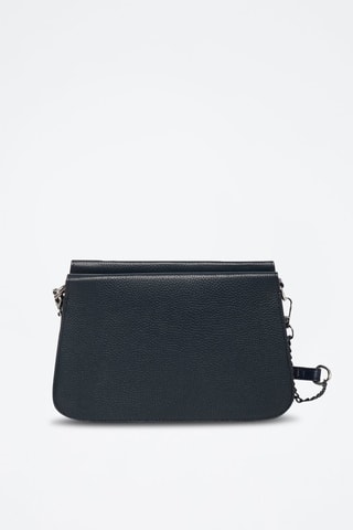 Sac bandoulière en cuir Kimi - Bleu marine