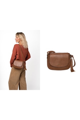 Sac bandoulière Elise - Marron
