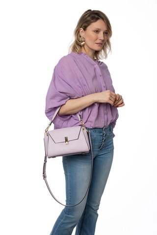 Sac à main en cuir Kacy - Violet
