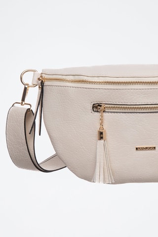 Sac bandoulière Missia - Blanc et doré