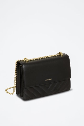 Sac bandoulière en cuir Oriole - Noir